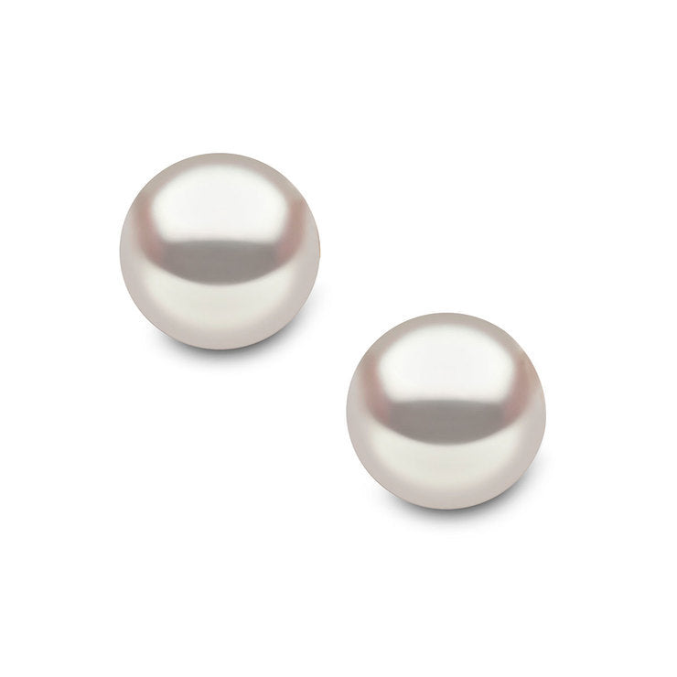 Natural Freshwater Pearl Stud Earrings, Mother's Day Pearl Earrings, 18K Gold Pearl Stud Earrings, Mother's Day Gift