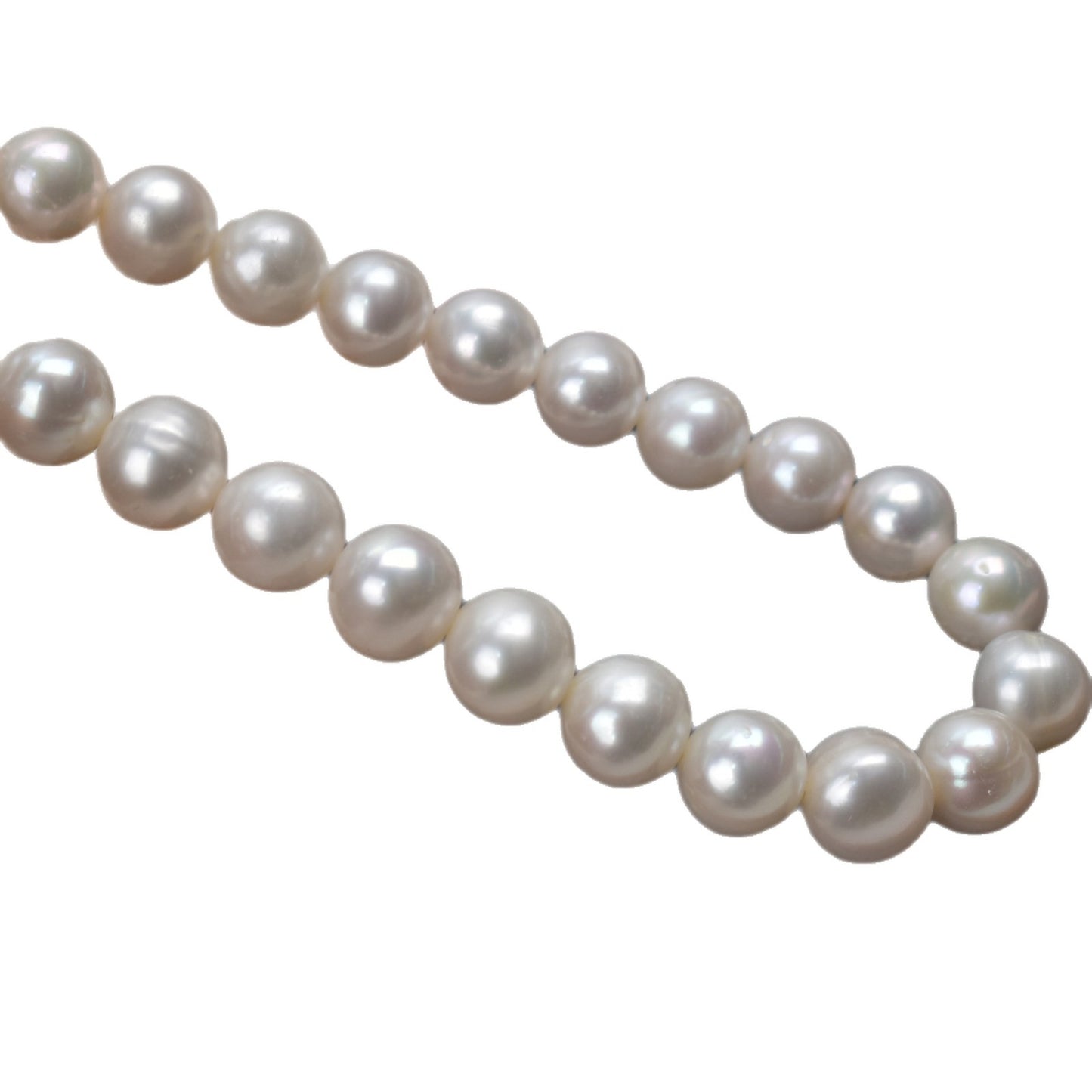 1149 wholesale 7-8-9 -10mm natural freshwater pearl seedless micro-flawed near round pearl DIY work in progress