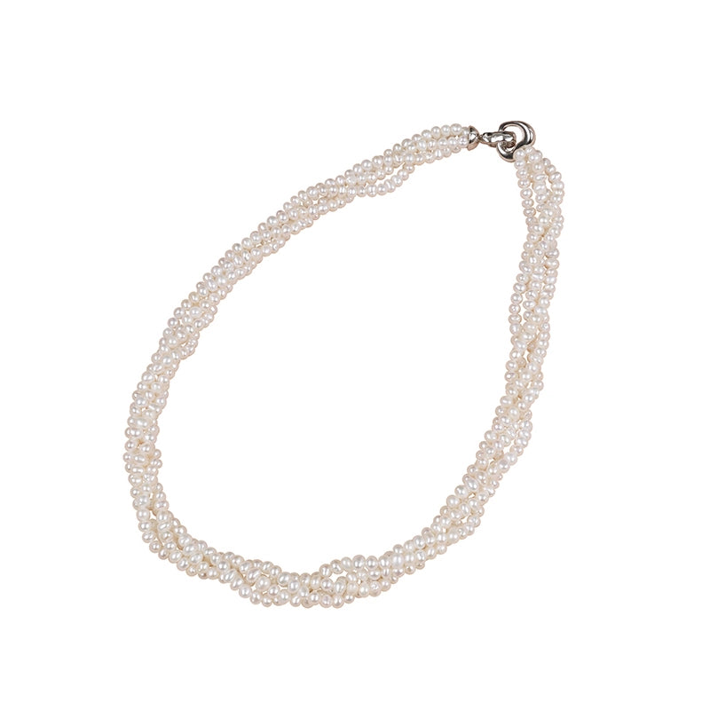 Jewelry outer single natural pearl multi-layer necklace Japanese and Korean versatile temperament personalized collarbone chain neck chain XL012