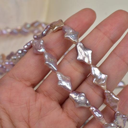 1076 10 * 14Mm Cross Star Baroque Special-shaped Pearl Natural Freshwater Pearl