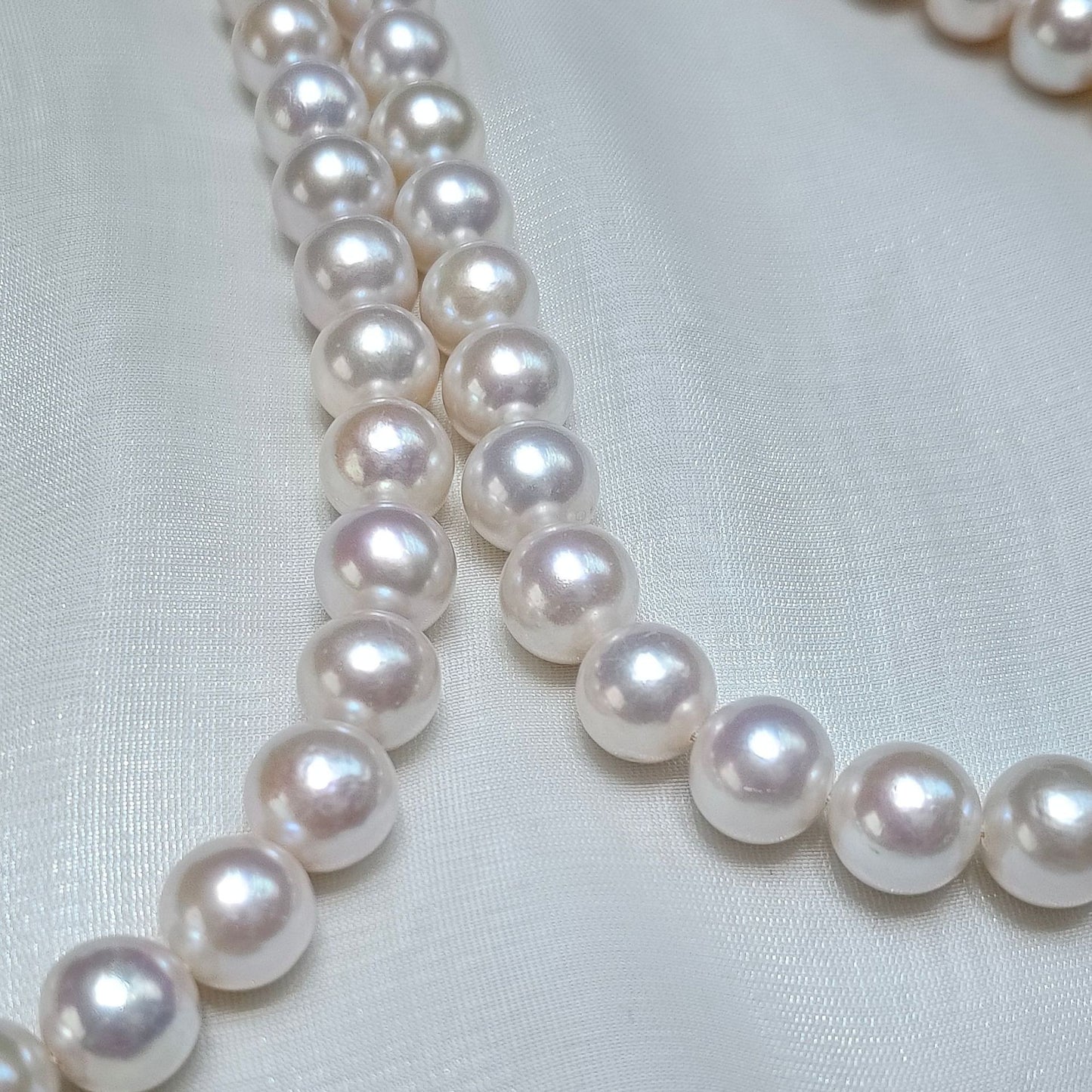 Freshwater pearl 10-11mm round high bright rich color finished necklace sterling silver buckle large point simple wind