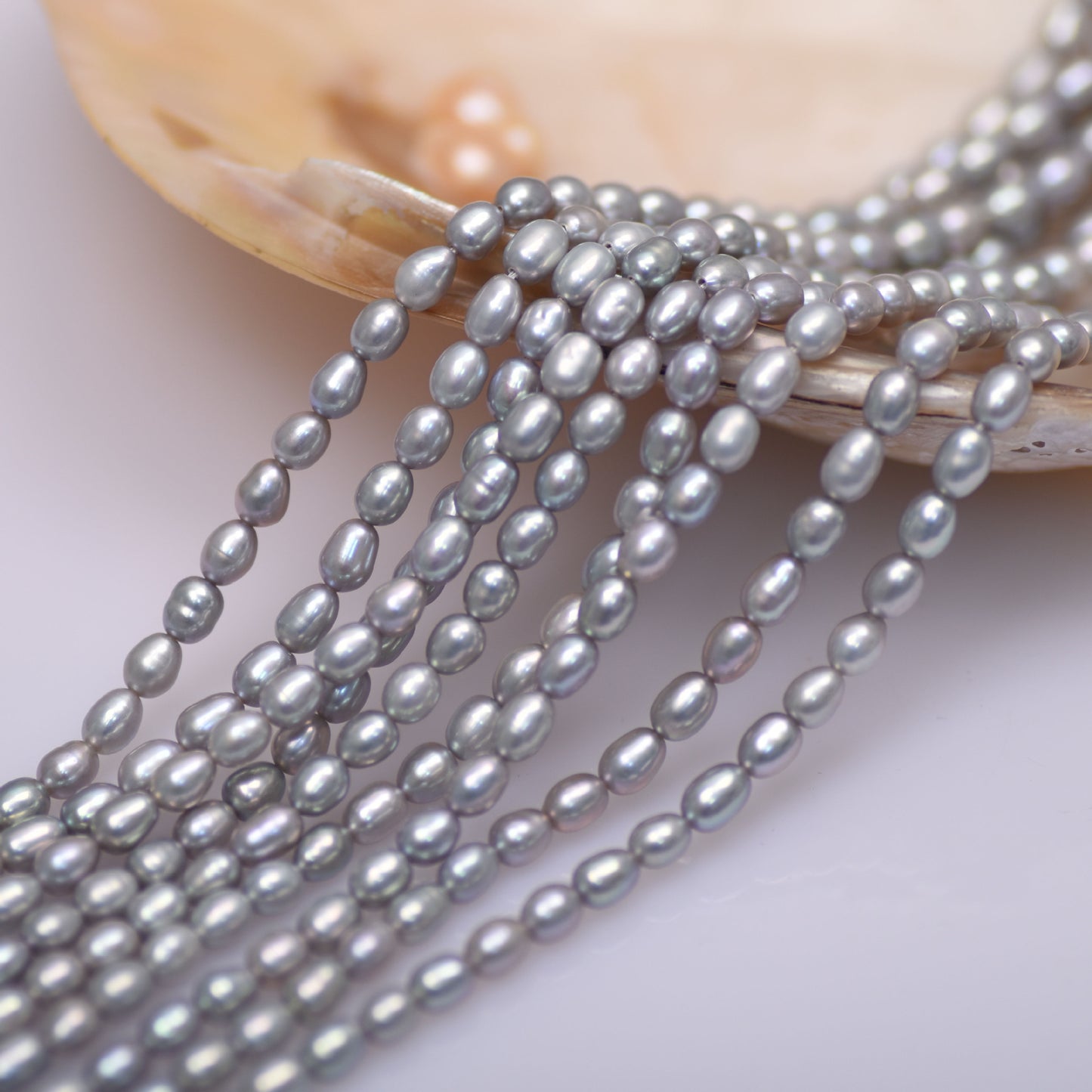 1063 grey natural freshwater pearl wholesale