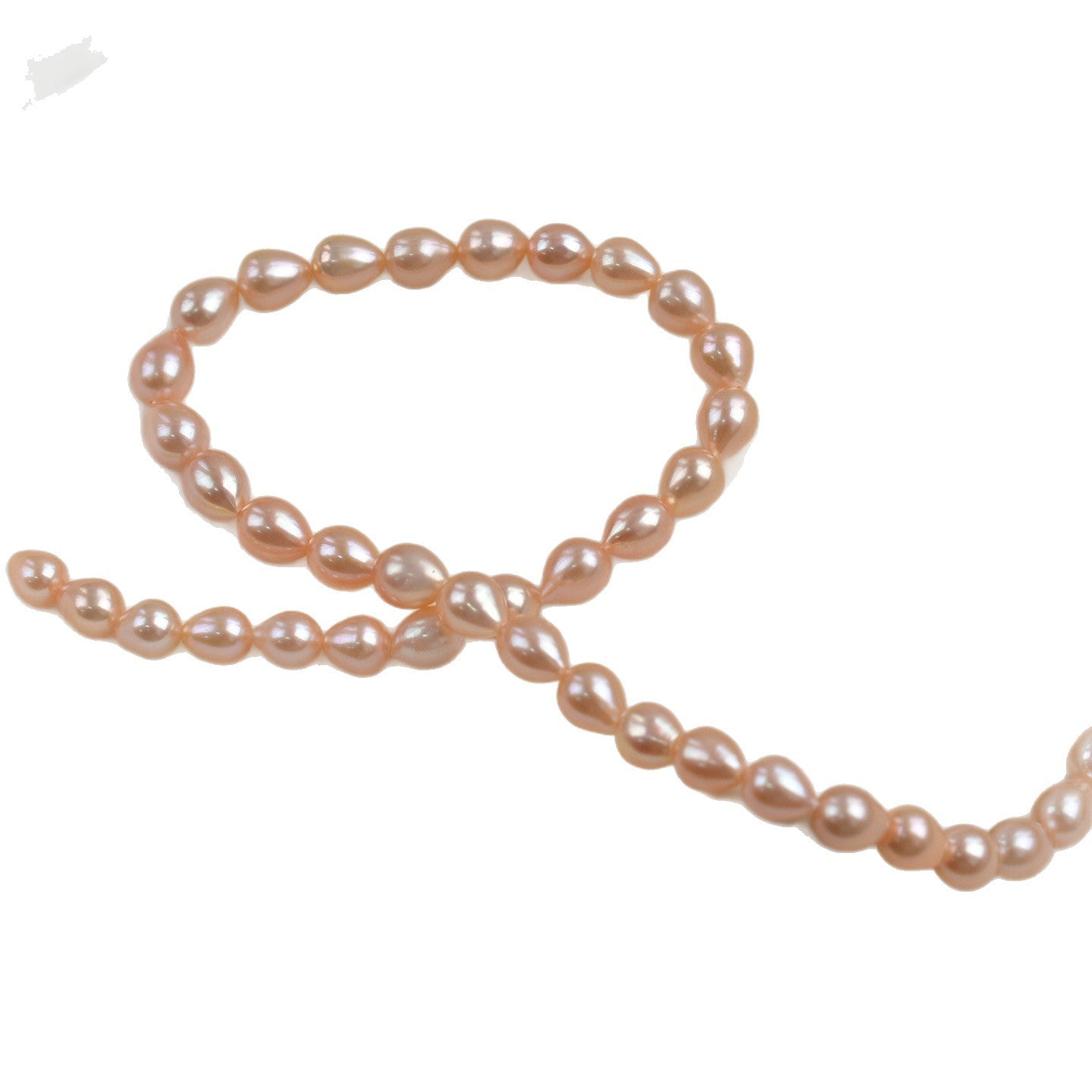 1106 Wholesale Seedless Natural Freshwater Pearl 7-8m Drop Baroque DIY Loose Beads