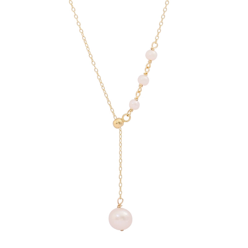 original, pearl necklace women's design sense 925 sterling silver adjustable