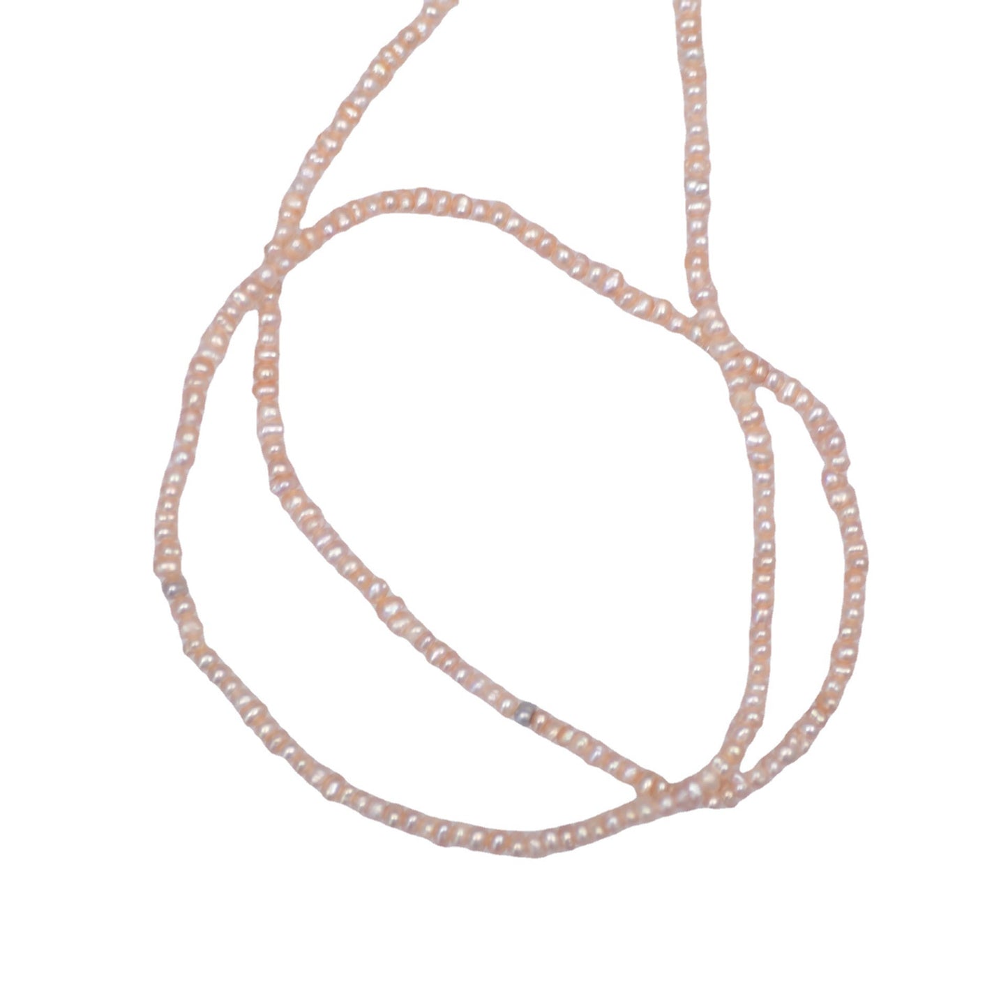 1220 Natural Freshwater Pearl Loose Beads 1.8-2mm Strong Light Small Particle Flat Beads DIY Jewelry Semi-finished Accessories