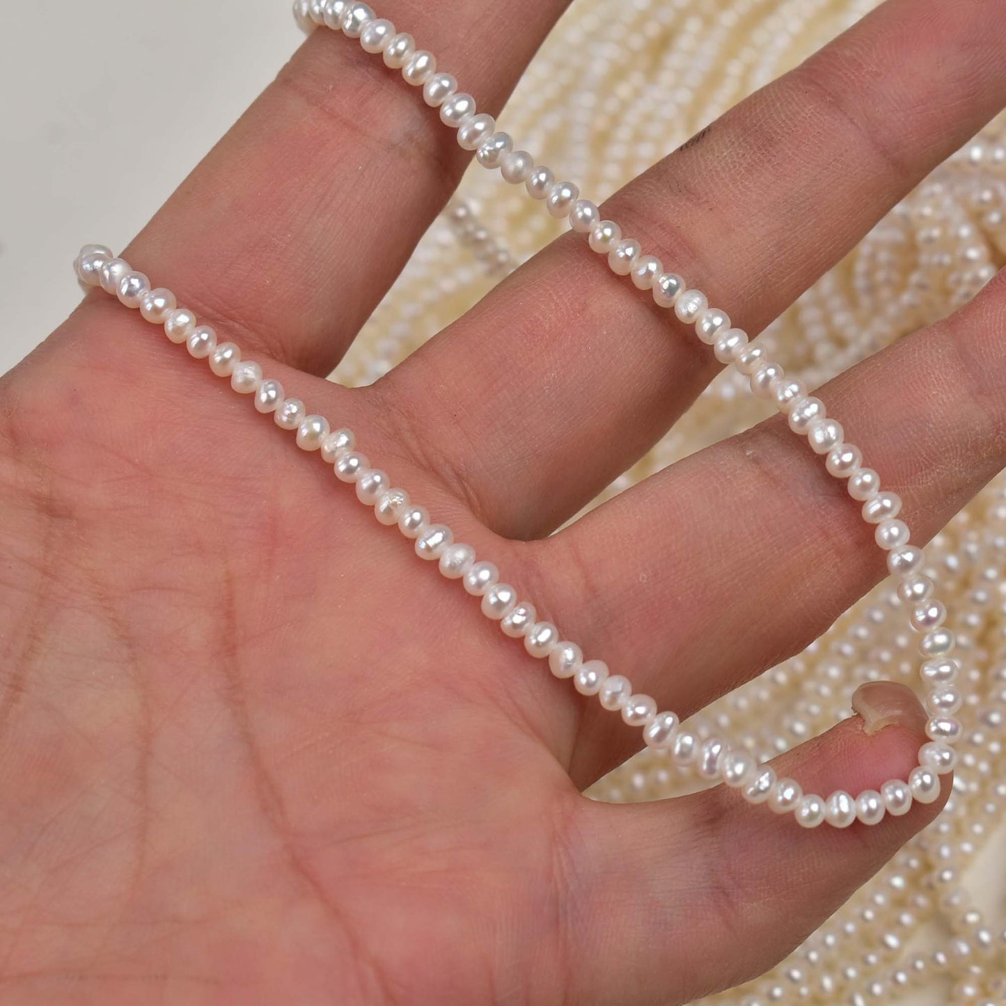 1253 Natural freshwater small pearl baby beads DIY loose beads accessories