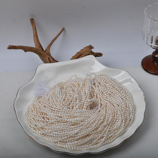 1008 Natural freshwater pearl rice bead handmade DIY jewelry accessories materials wholesale