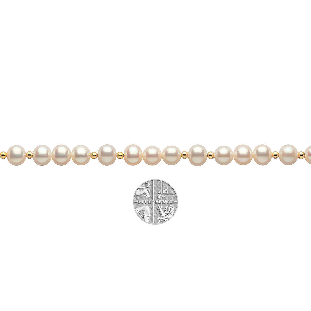 7.5-8 mm pearl necklace mother style, natural freshwater pearl women's neck chain birthday mother's day gift long