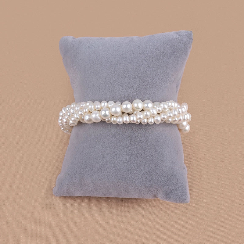 Natural Freshwater Pearl Multi-layer Bracelet Simple Women's Jewelry Personalized Fashion Korean Version SL003