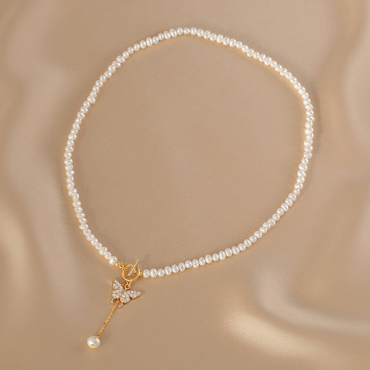 Pearl Necklace Clavicle Chain Women's Fashion Necklace