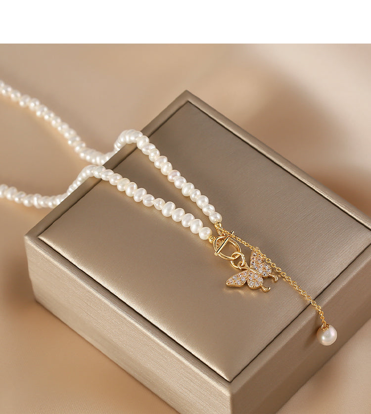 Pearl Necklace Clavicle Chain Women's Fashion Necklace