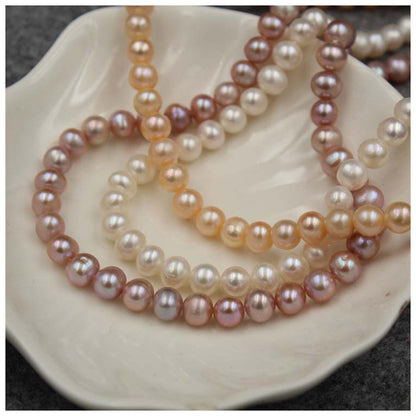 1001 Natural freshwater pearls, real pearls necklace DIY jewelry accessories loose beads