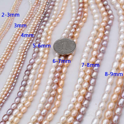 1065 natural freshwater pearl loose beads 2-9mm meter-shaped pearl DIY jewelry material