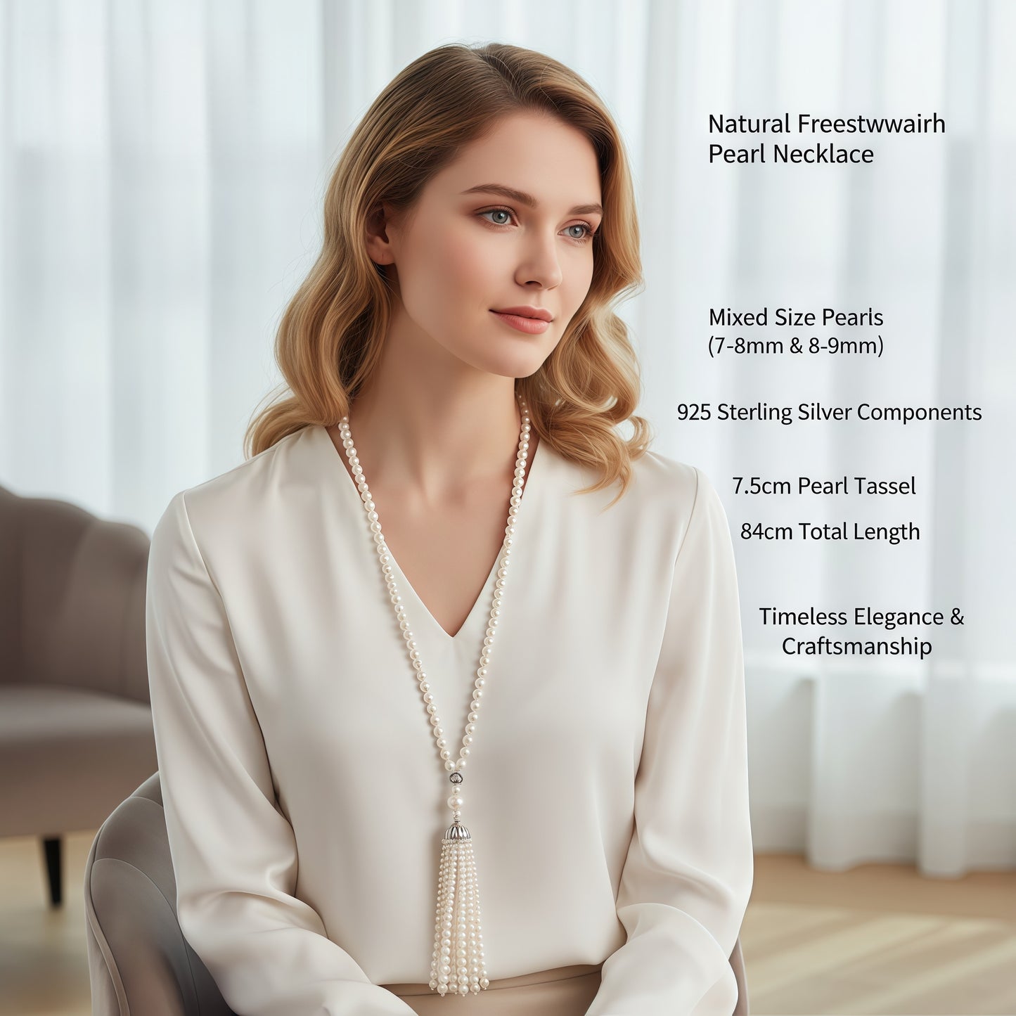 Cultured Pearl Tassel