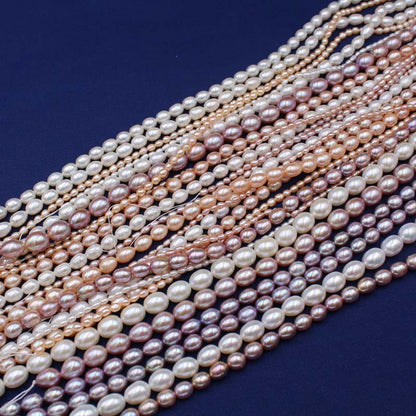 1065 natural freshwater pearl loose beads 2-9mm meter-shaped pearl DIY jewelry material