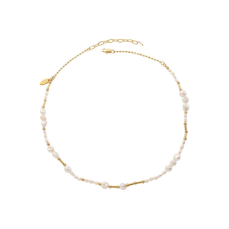 Vintage Fashion Baroque Freshwater Pearl Necklace for women