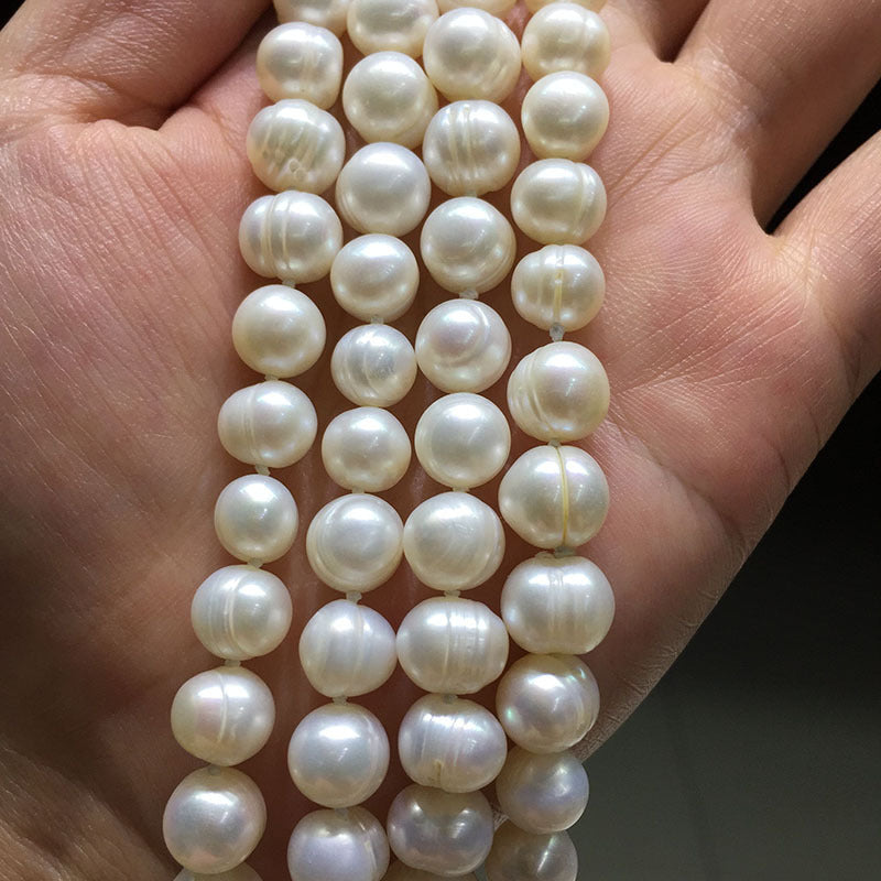 Manufacturer Spot Freshwater Threaded Pearl Necklace, Mother's Day Gift Freshwater Pearl Sweater Chain Long Necklace