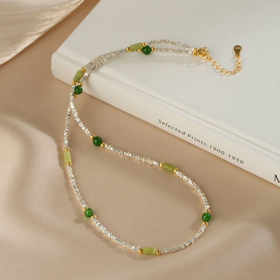 S925 sterling silver  silver necklace for women