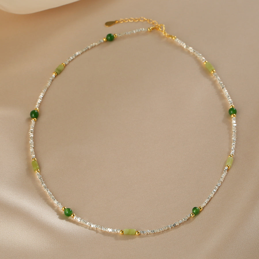 S925 sterling silver  silver necklace for women