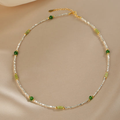 S925 sterling silver  silver necklace for women