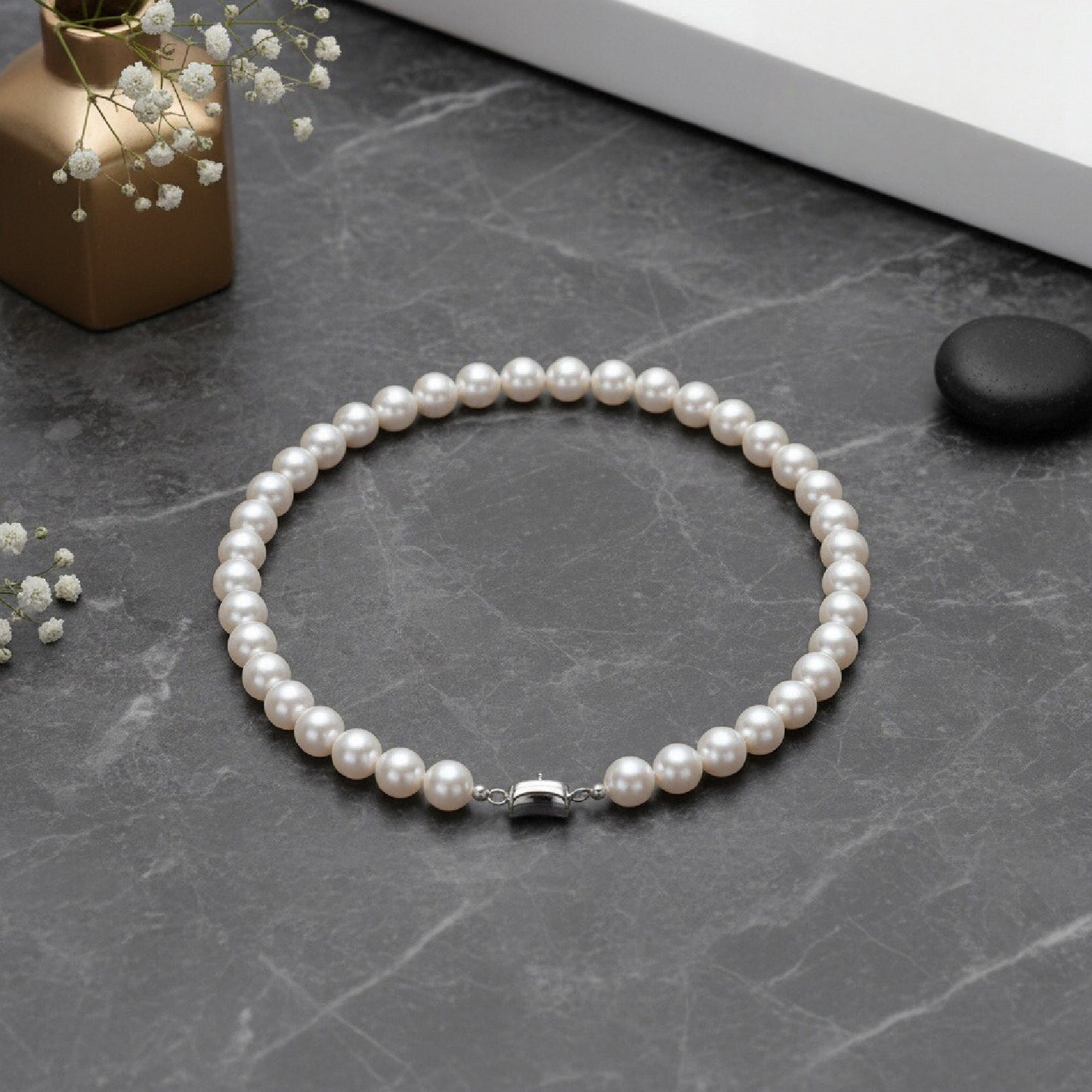 Natural Freshwater Pearl Necklace A Gift for Mother
