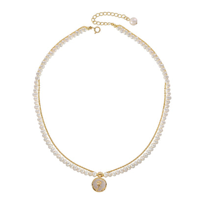 Freshwater Small Pearl Necklace Women's Stacked Clavicle Chain