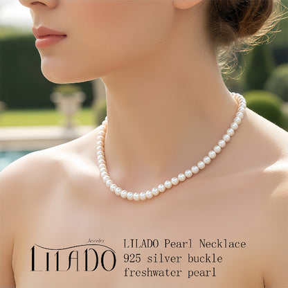 Natural Freshwater Pearl Necklace A Gift for Mother