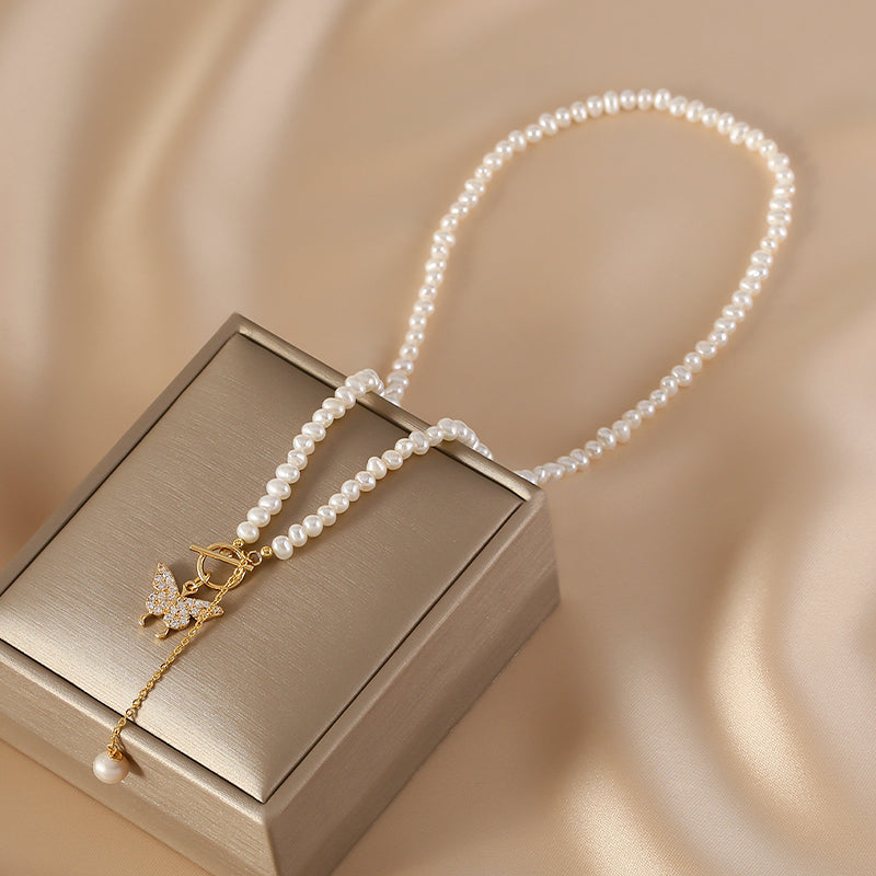 Pearl Necklace Clavicle Chain Women's Fashion Necklace