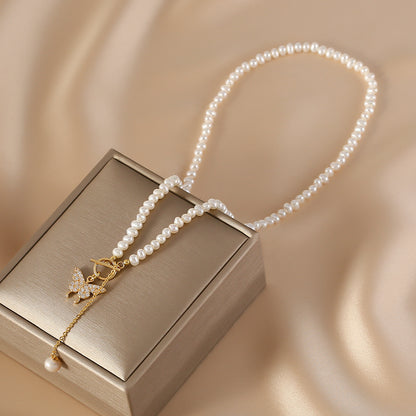 Pearl Necklace Clavicle Chain Women's Fashion Necklace