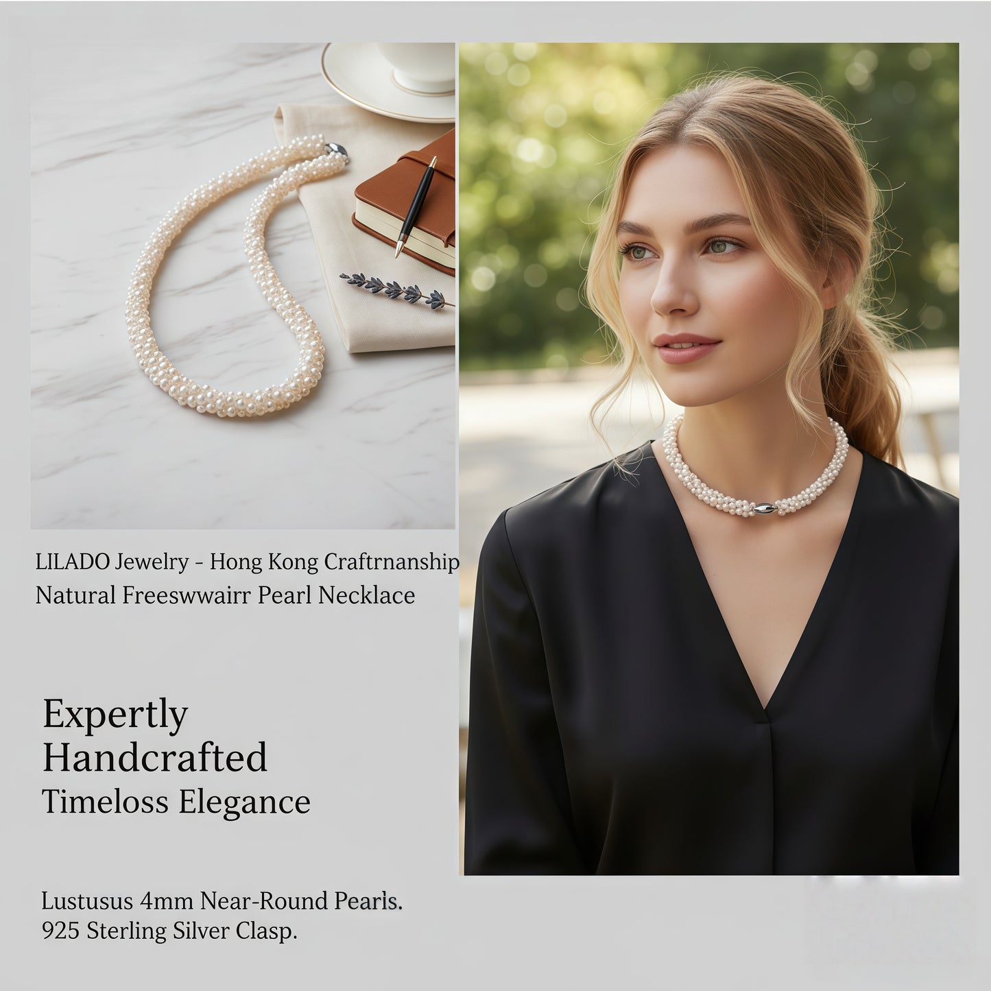 Pearl Woven Necklace