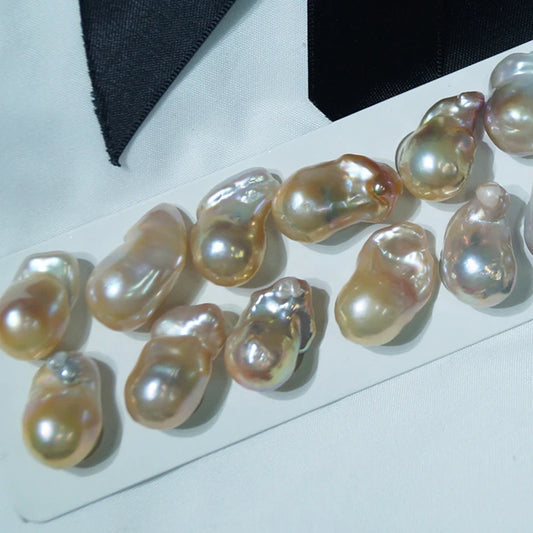 Big Size Loose Natural Baroque Pearl High Quality White Color Freshwater Pearls for Jewelry Making