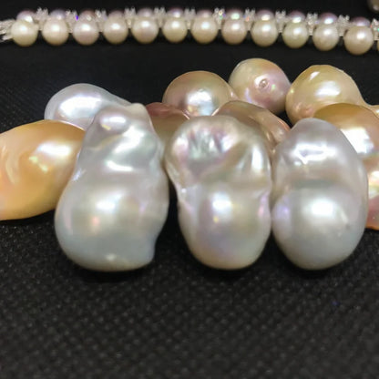 Irregular Nucleus Large Baroque Freshwater Pearl High Quality 15-16mm Big Size Loose Baroque Pearl