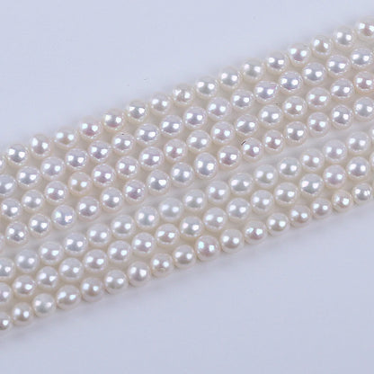 2.5-6mm AAA Grade White Color Round Pearl Natural Freshwater Pearl for Jewelry Making