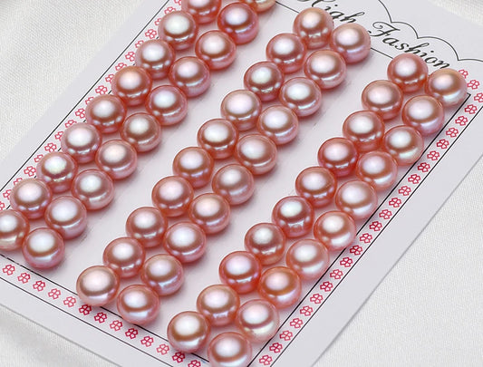 Best-selling AAA Grade Natural Freshwater Wholesale Freshwater Quality Bread Pearl Earrings Ring Jewelry Production