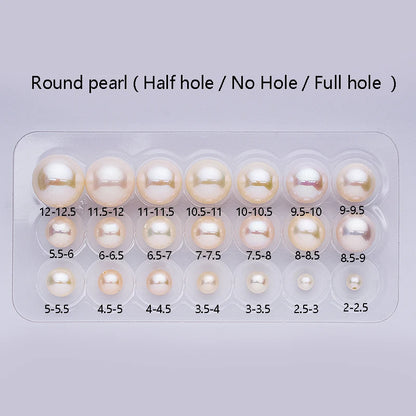 Jewelry High Quality 5-10mm Keshi White Freshwater Pearl Earrings Small Size Natural Loose Pearls 10mm Wholesale Price