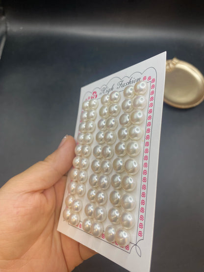 China Factory Wholesale Cheap 3A 4A Button Freshwater Pearls  Button Shape Half Hole Freshwater Pearl Price
