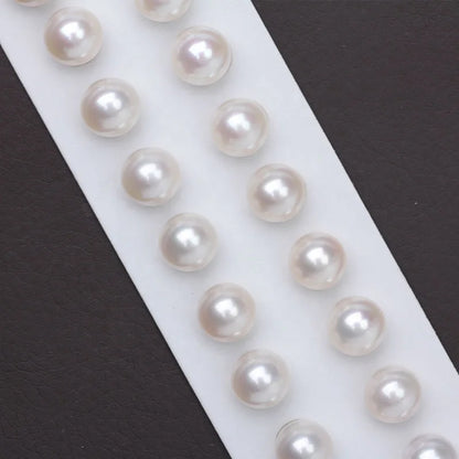 Wholesale Perfect 4A Bulk Pearl 6-6.5mm-8-8.5mm White Round Natura Freshwater Pearl Price
