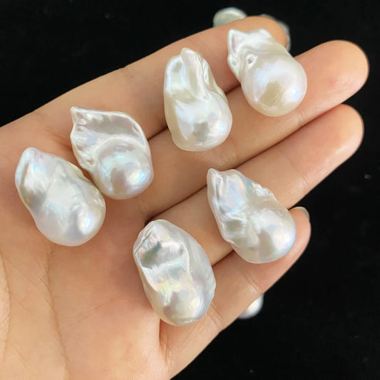 High Quality Freshwater White Color Pearls Big Size Loose Natural Baroque Pearl for Jewelry Making