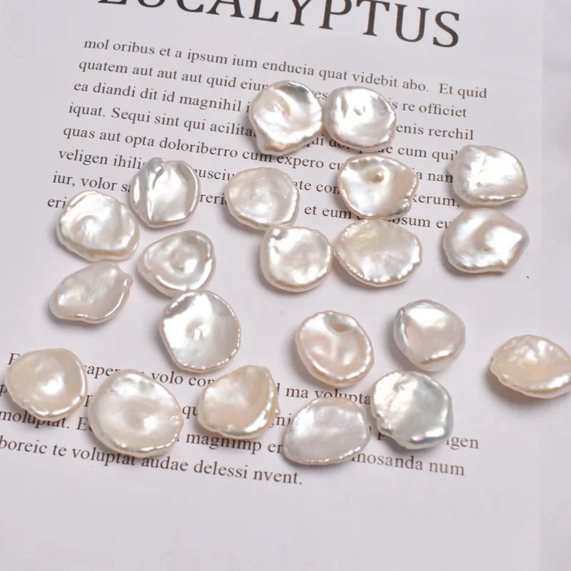 High Quality Baroque Natural Freshwater Keshi Pearls White Pearl in Petal Shape for Jewelry Making Loose Wholesale Price