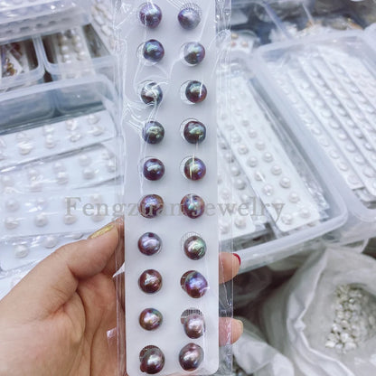 Baroque Pearl 11mm to 14mm a 2A 3A Natural Freshwater White Pink Purple Baroque Pearl for Earrings Pendants