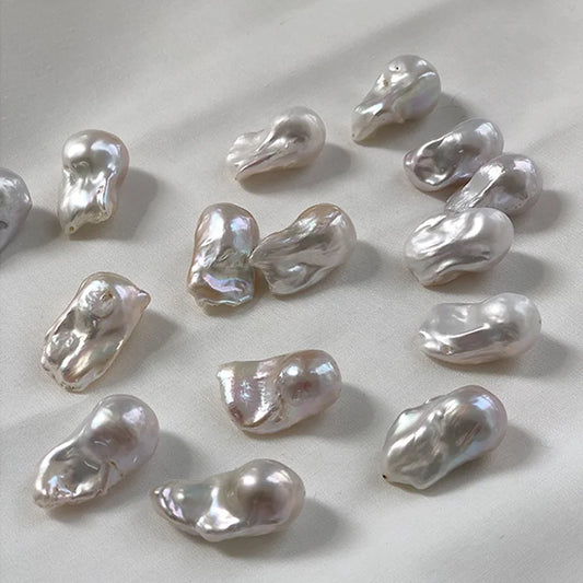 Natural Irregular Shape Baroque Pearl 3A 13-19mm  High Quality High Luster Freshwater Pearl Large Size Loose Pearl for Earring