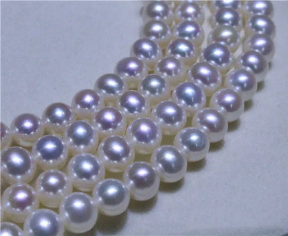 5A Freshwater Natural Pearls 10-11mm to 11-12mm Highlight White DIY Jewelry Accessories High Quality Pearls