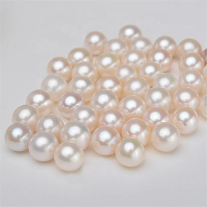 3A Quality High Luster Natural Pearls Beads 2mm 3mm 5mm Factory Price Freshwater Perfect Round Pearl for Necklace