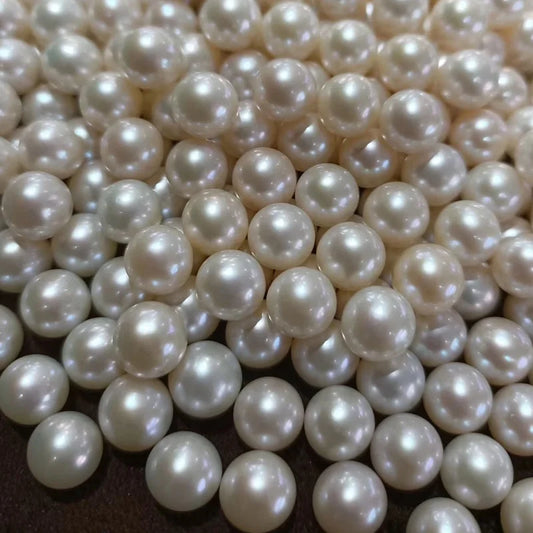 High Quality Round 3a of Origin Bulk Half Hole Natural Freshwater Pearls Are Sold at a Low Price