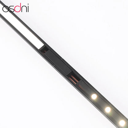 Modern Jewelry Store Showcase Led Track Light 6000K Ultra-Narrow Museum  Commercial Aluminum  For Showcase Min Magnetic Lights