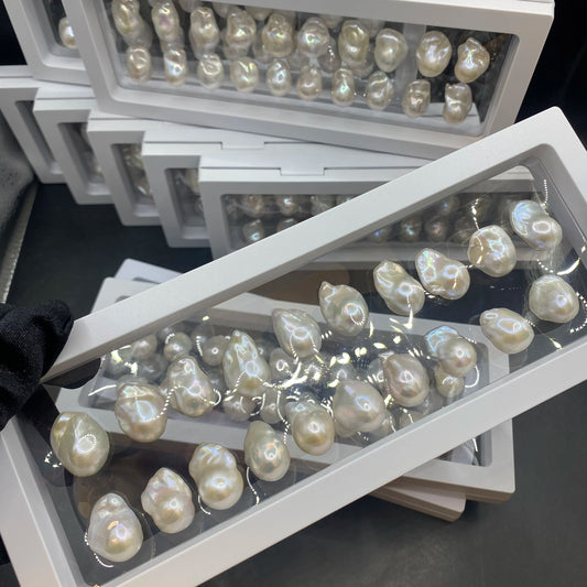 Wholesale Large Natural Freshwater Pearls 14-15mm Irregular Baroque Pearls for Jewelry Making