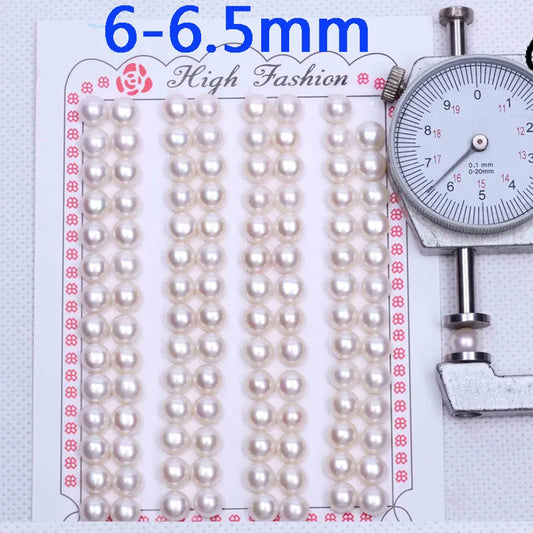 Wholesale Loose Button Pearl 5-10.5mm 4A Pink Purple Colorful Half Hole Natural Freshwater Pearl for Jewelry Making