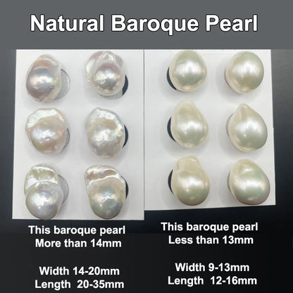 AAA  High Quality 15-19mm Irregular Fresh Water Baroque Pearl Loose Quality for Jewelry Making