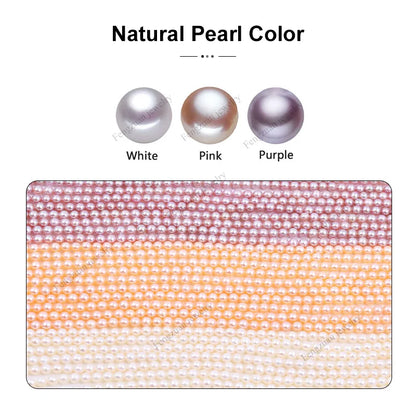 Natural Loose Akoya Edison Fresh Water Pearl 7mm Round White Freshwater Pearl for DIY Pearl Jewelry Use