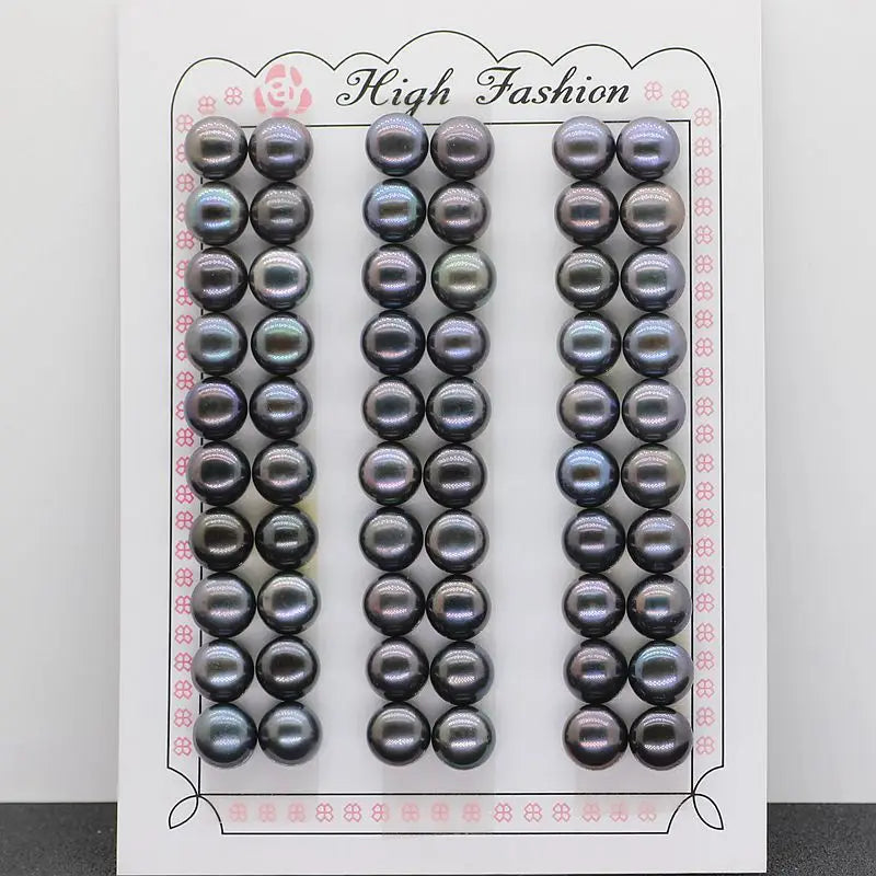 Wholesale Jewelry Natural Pearl Half Drilled High Quality 5A Button Pearls for Jewelry Making Zhuji Cultured Real Pearls 2-14mm